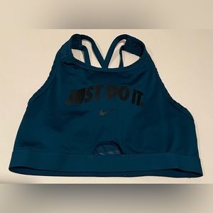 NIKE just do it high neck sports bra